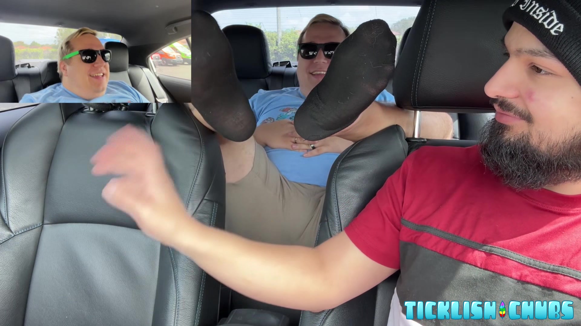 TicklishChubs: Chubby Matt Laughs Hard With The Magic Ticklers Touch