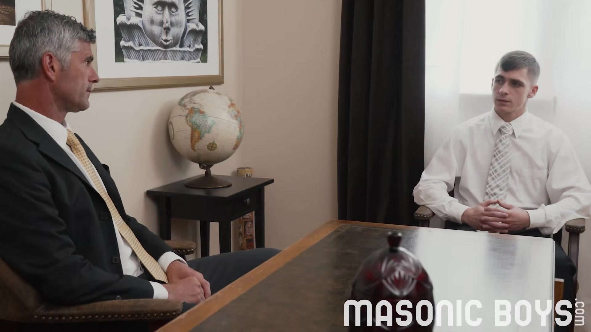 MasonicBoys - Suited DILF Master Figata barebacks smooth innocent twink