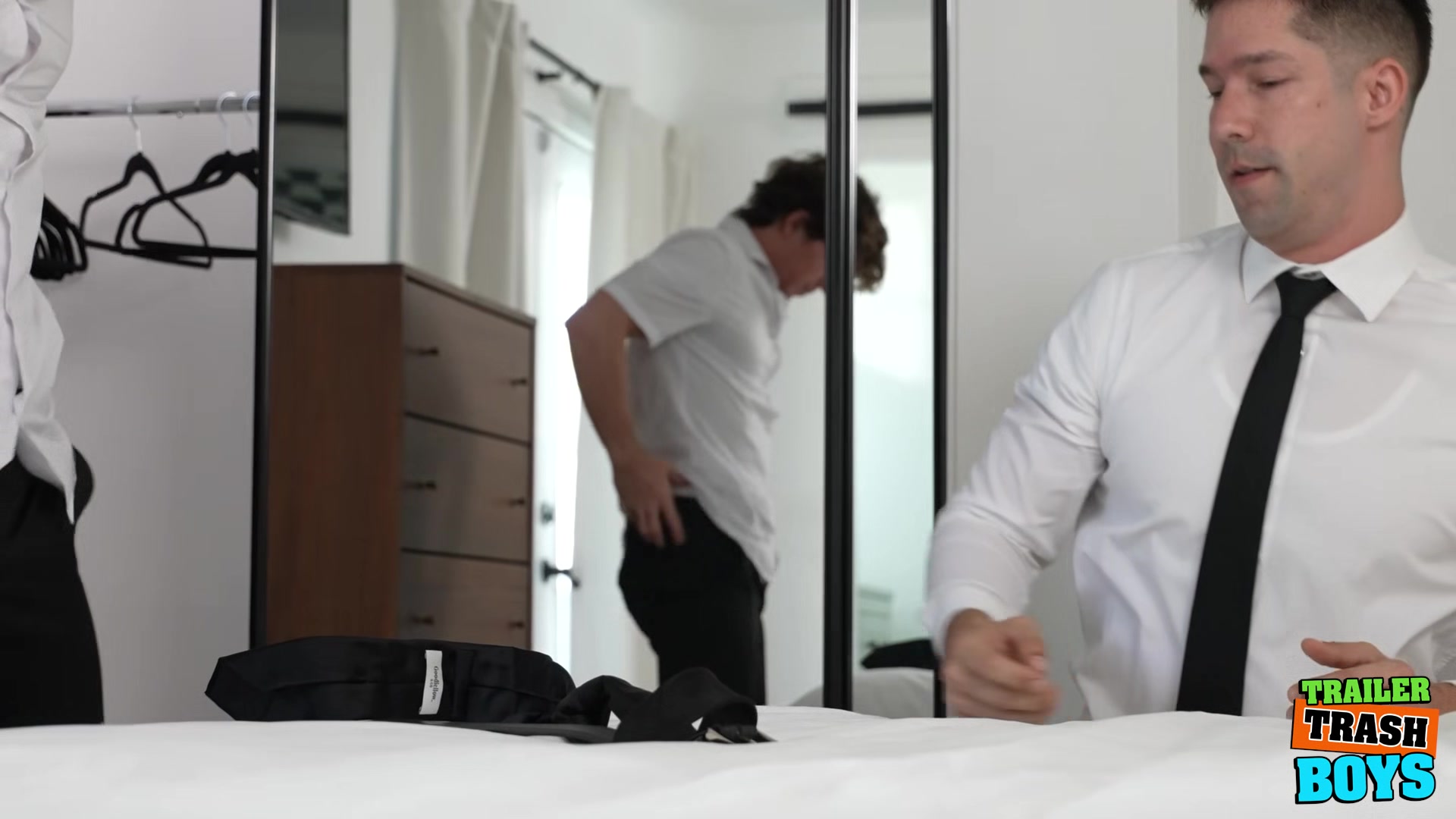 TRAILERTRASHBOYS Virgin Twink Eddie Patrick Banged By Masculine Jason