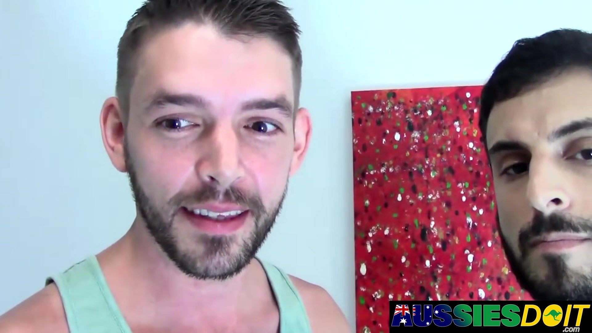 Aussie Gay Titus Welcomes Danny Horny Cock