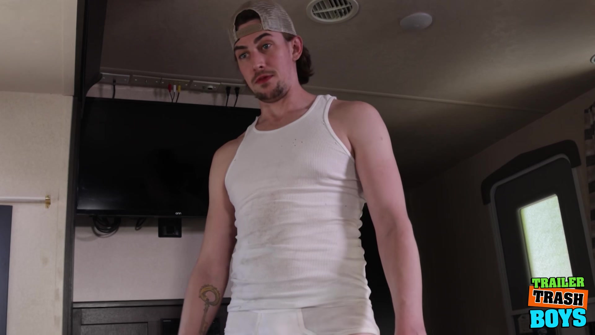TRAILERTRASHBOYS Twinks Shae Reynolds And Jack Hunter Fuck After BJ
