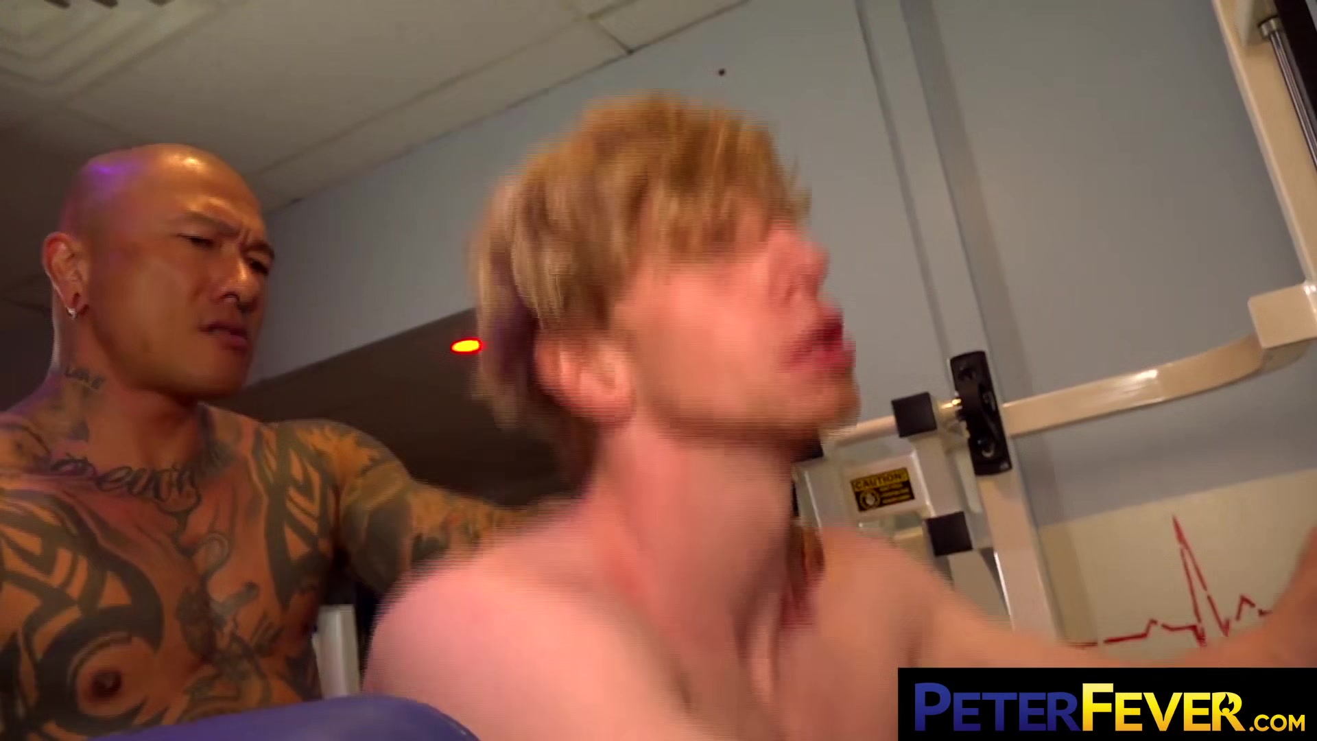 PETERFEVER Tattooed Damian Dragon Slide Raw Dick To Jesse Stone Asshole