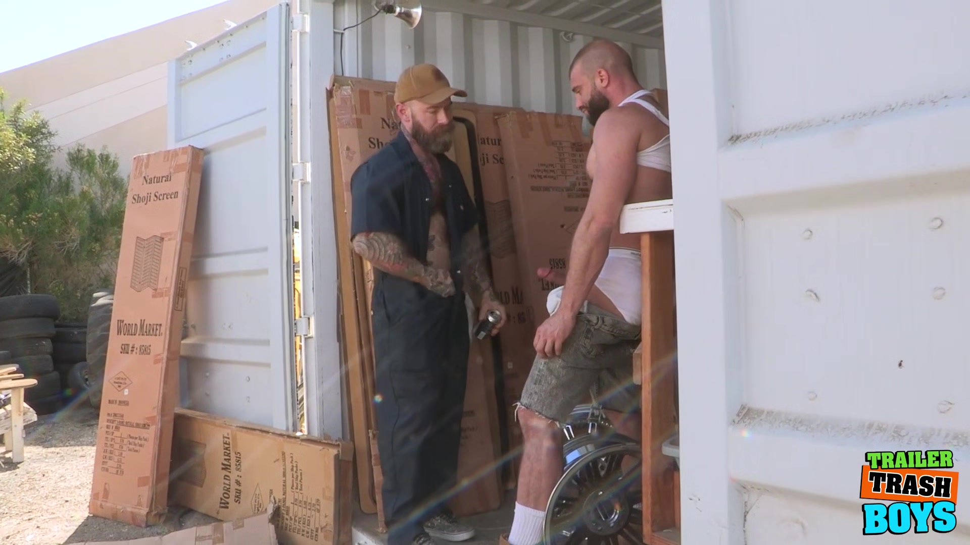 TRAILERTRASHBOYS Hardcore Fuck With Donnie Argento And Jack Dixon