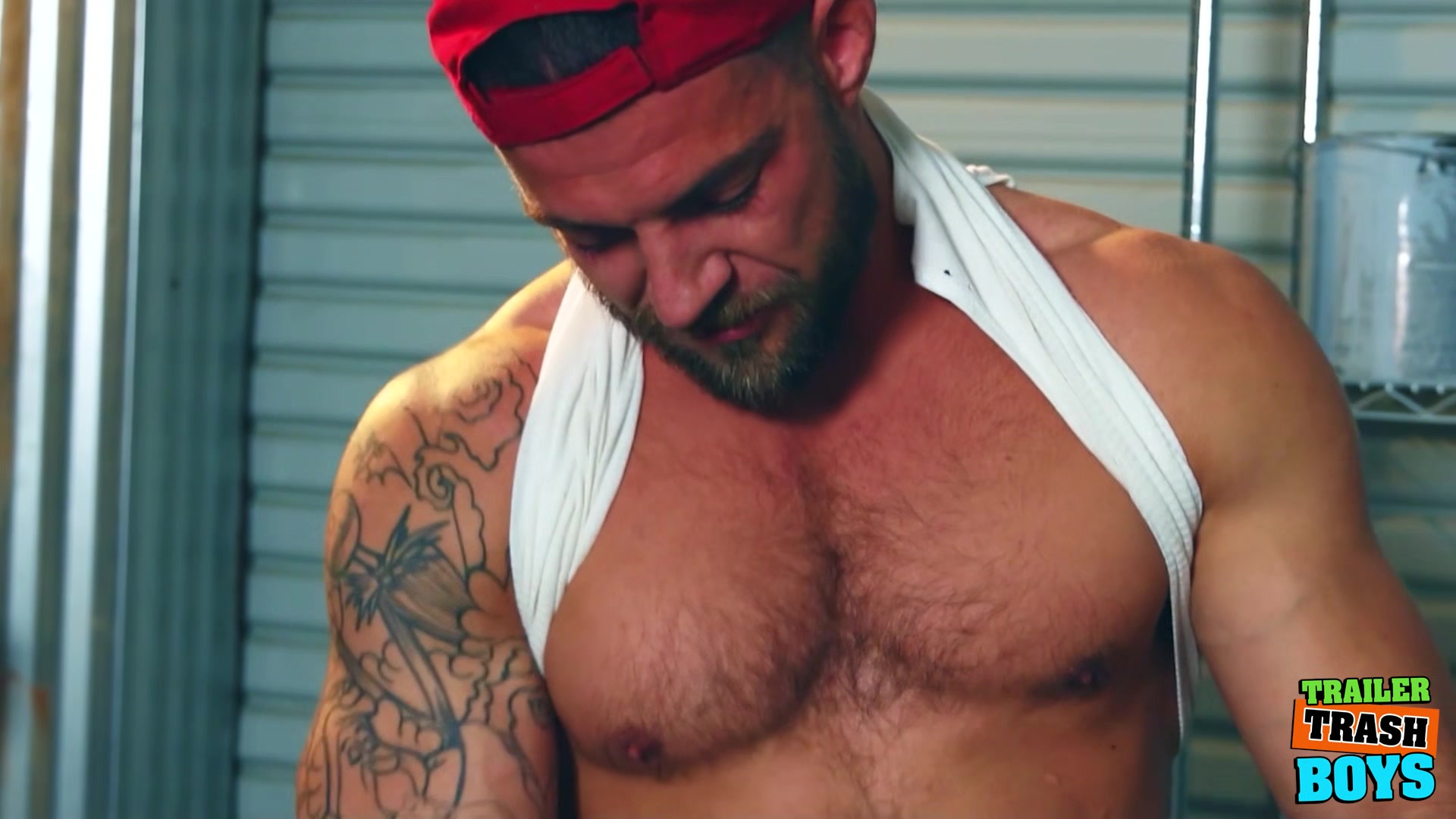 TRAILERTRASHBOYS Hairy Gays Tryp Bates And Cole Connor Raw Taboo Sex
