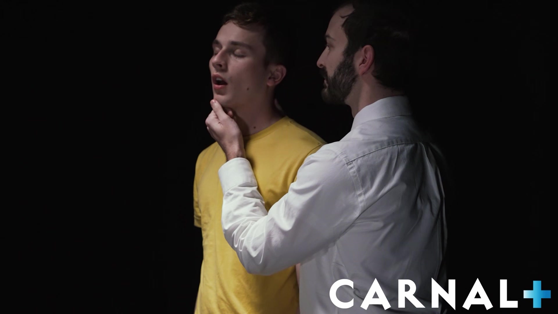 BoyForSale - Bearded DILF Tucker Barrett seduces trembling young twink