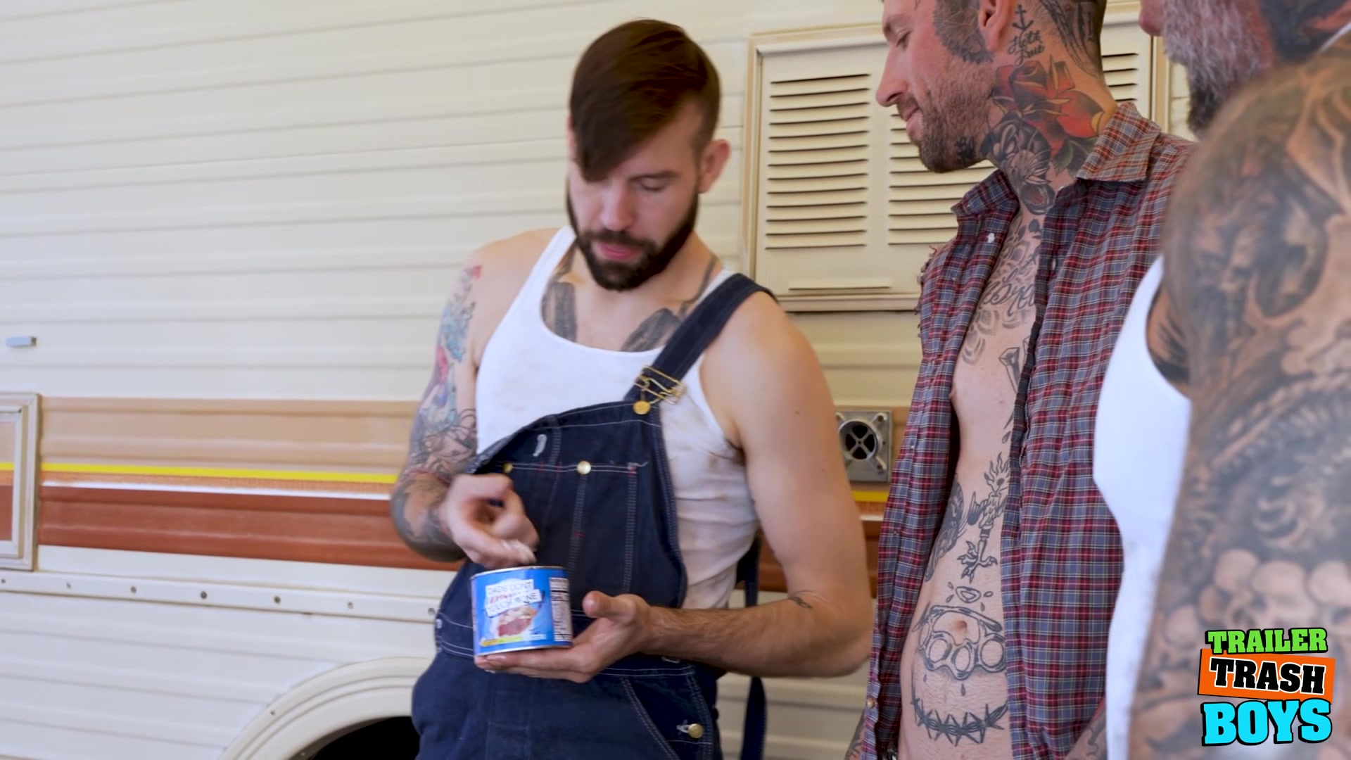 TRAILERTRASHBOYS Eddie Patrick And Greyson Myles Having A Wild Orgy Session