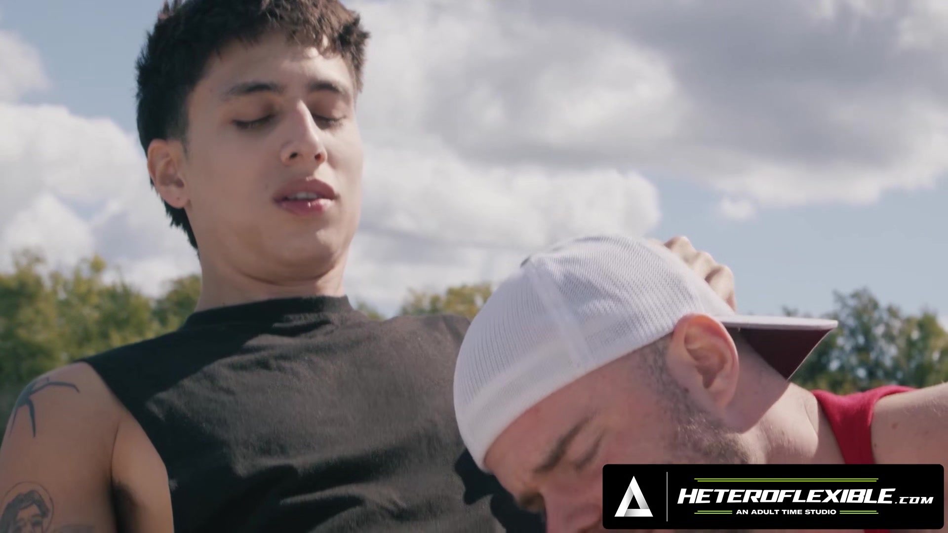HETEROFLEXIBLE - Hairy Hunk Marcus McNeil Buttfucks Buddy Angel Elias During Boat Sex Afternoon