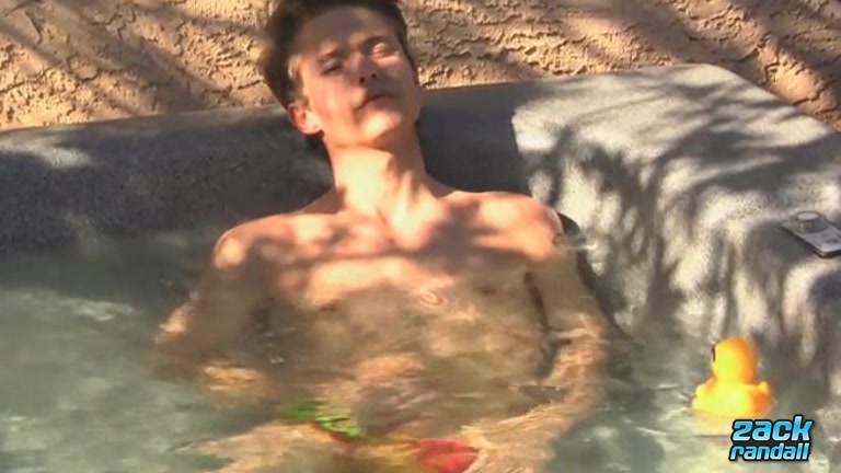 ZackRandall: Handsome Derrick Dickem Strokes His Juicy Cock Under The Sun