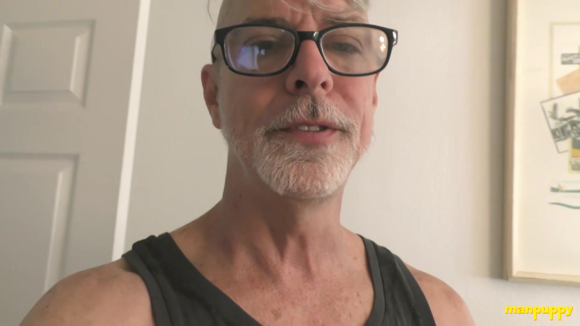 ManPuppy: Richard Lennox Gets Wild In His Solo Cock Teasing Sesh