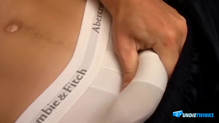 UndieTwinks: Jeremiah Johnson Pleasures Himself In Tight White Undies