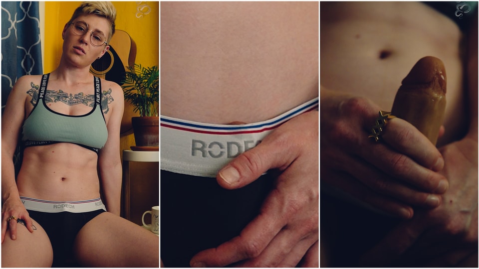 Queer strapon JOI for women - butch coworker seduces you and tells you how to cum