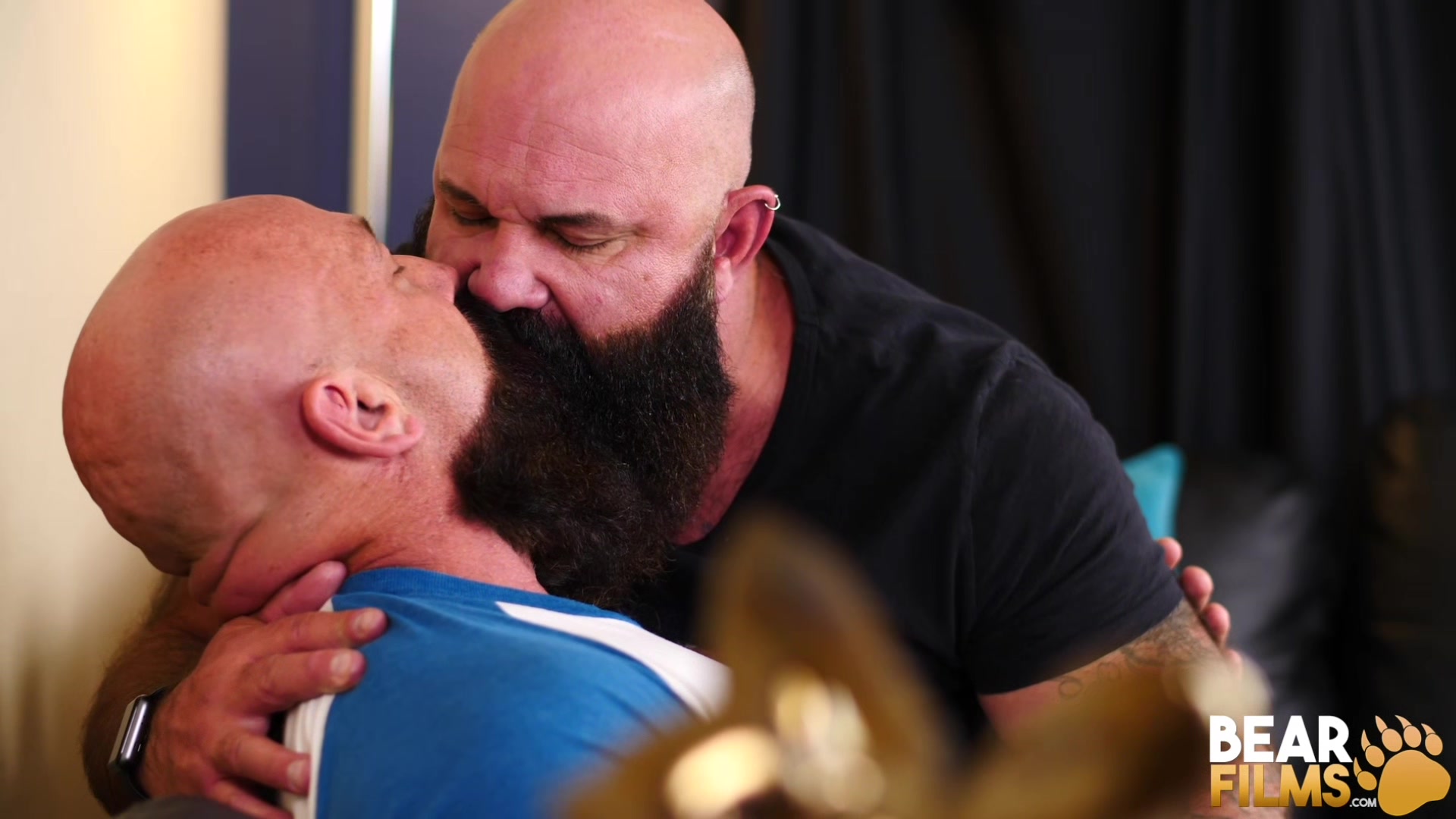 BEARFILMS Hairy Bears Jayson West And Victor West Enjoy Bareback Session