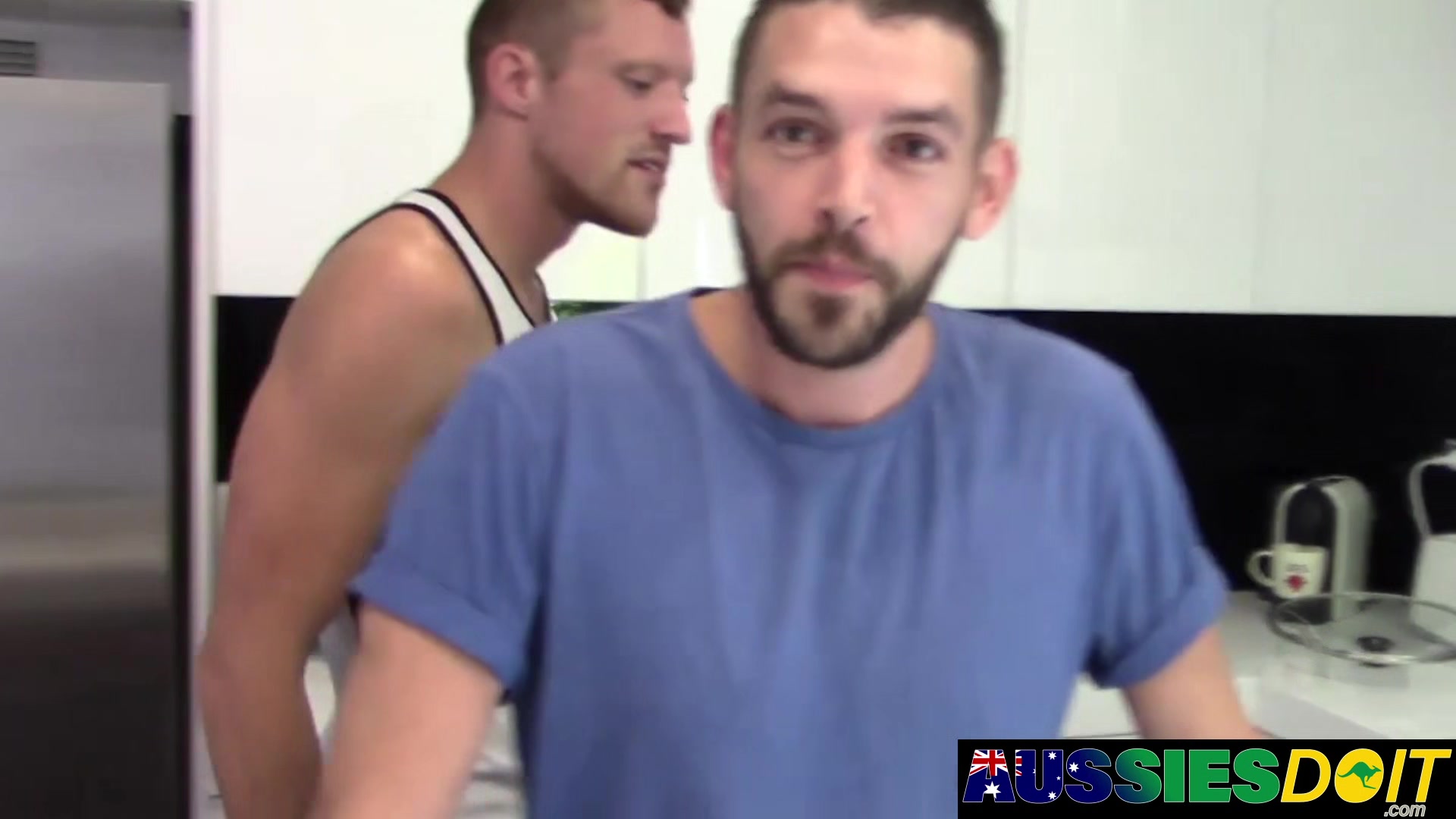 Inked Aussie Randy Slides His Huge Dick To Danny Sweet Asshole