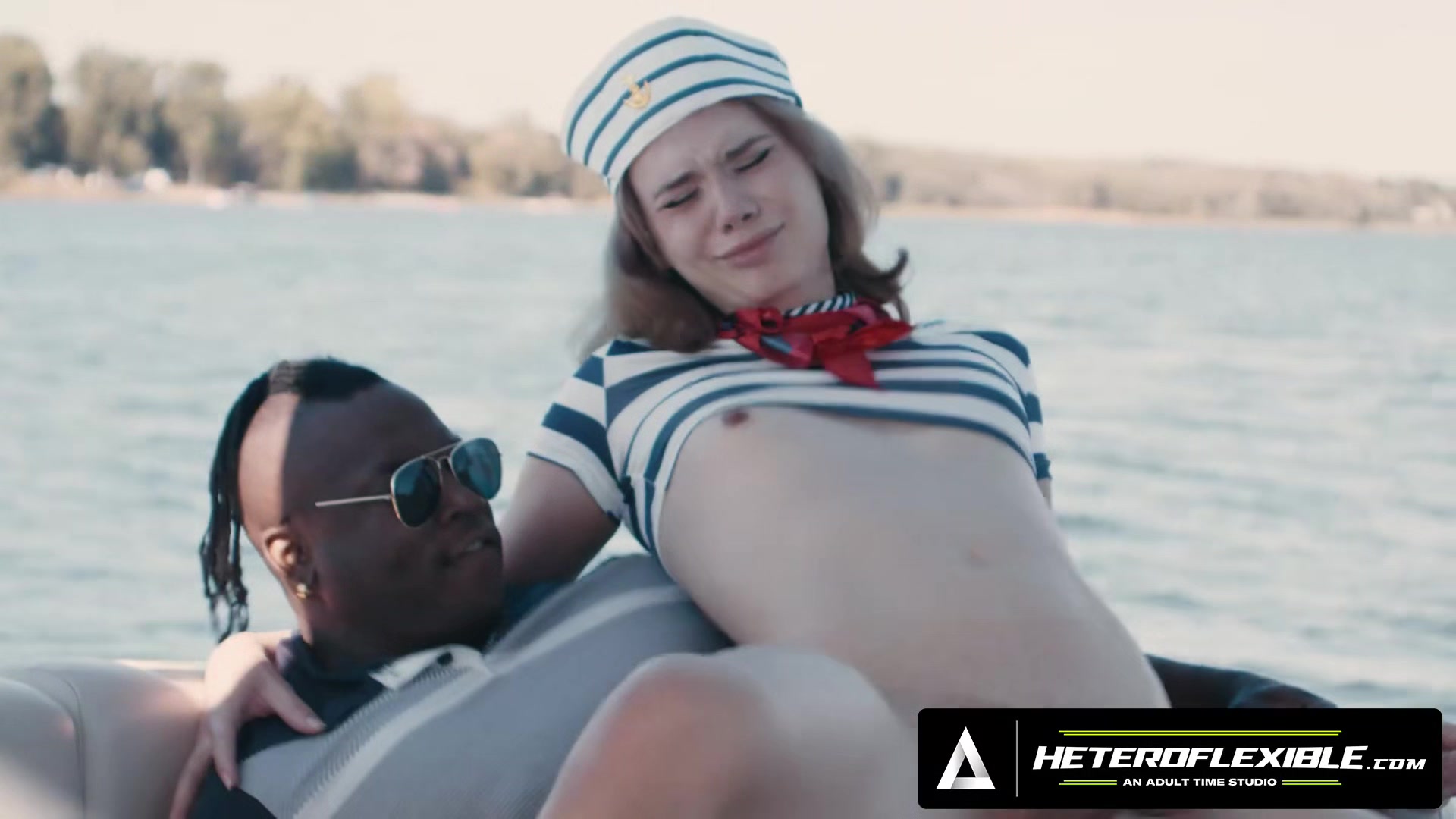 HETEROFLEXIBLE - Sailor Femboy Yuna Yule Stretched By Hunk Harrison Feels Big Pole During Boat Trip