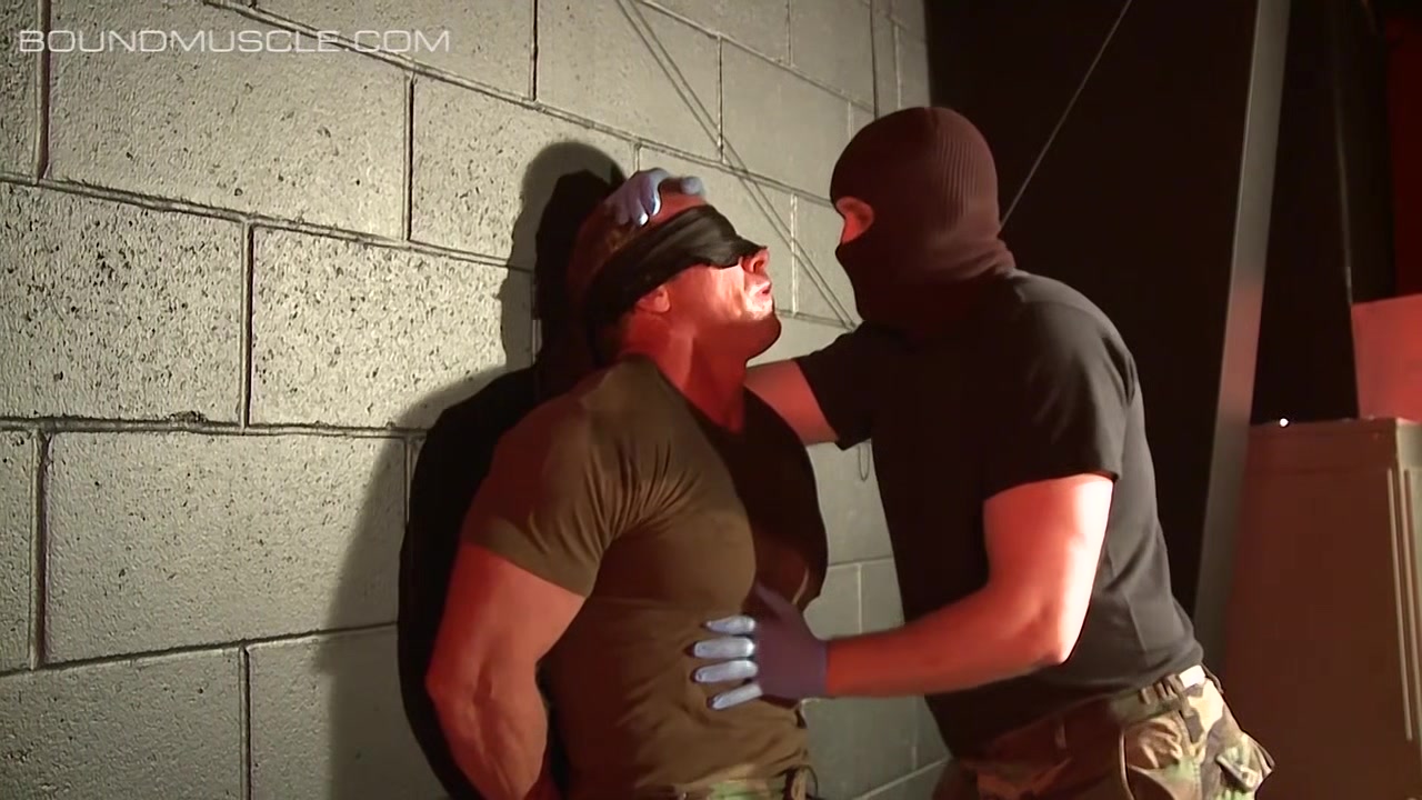 BoundMuscleJocks: Derek Pains Torment Begins With Master Dire Callahans Interrogation