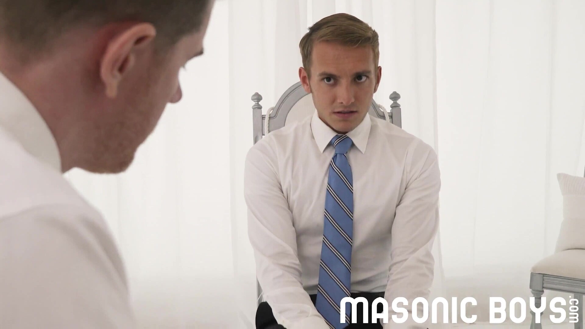 MasonicBoys - Grandmaster Legrand Wolf pounds Mormon twink with huge dick