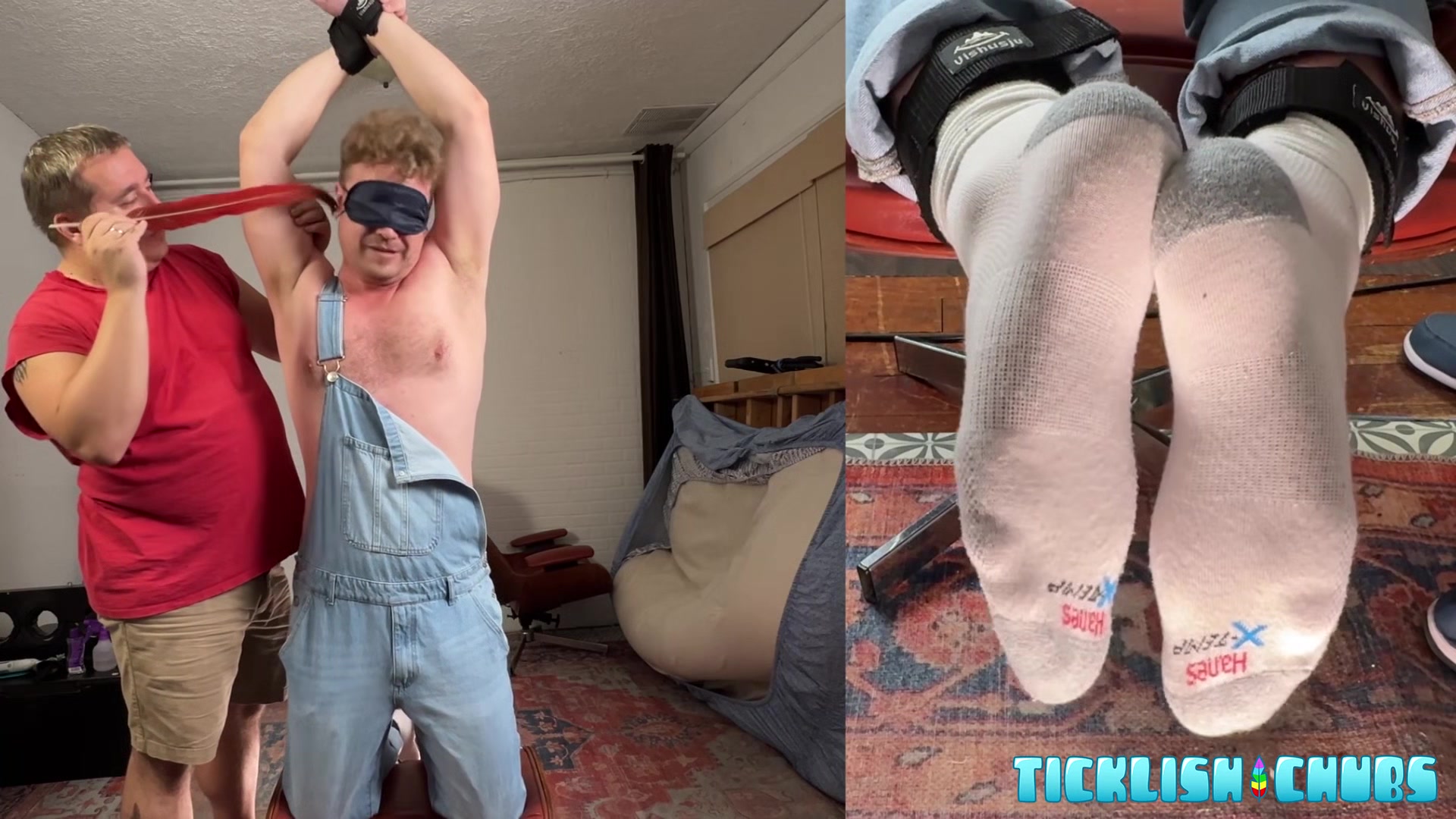 TicklishChubs: Tickler Matt Disciplines Snoozing Loborud With Intense Foot Torment