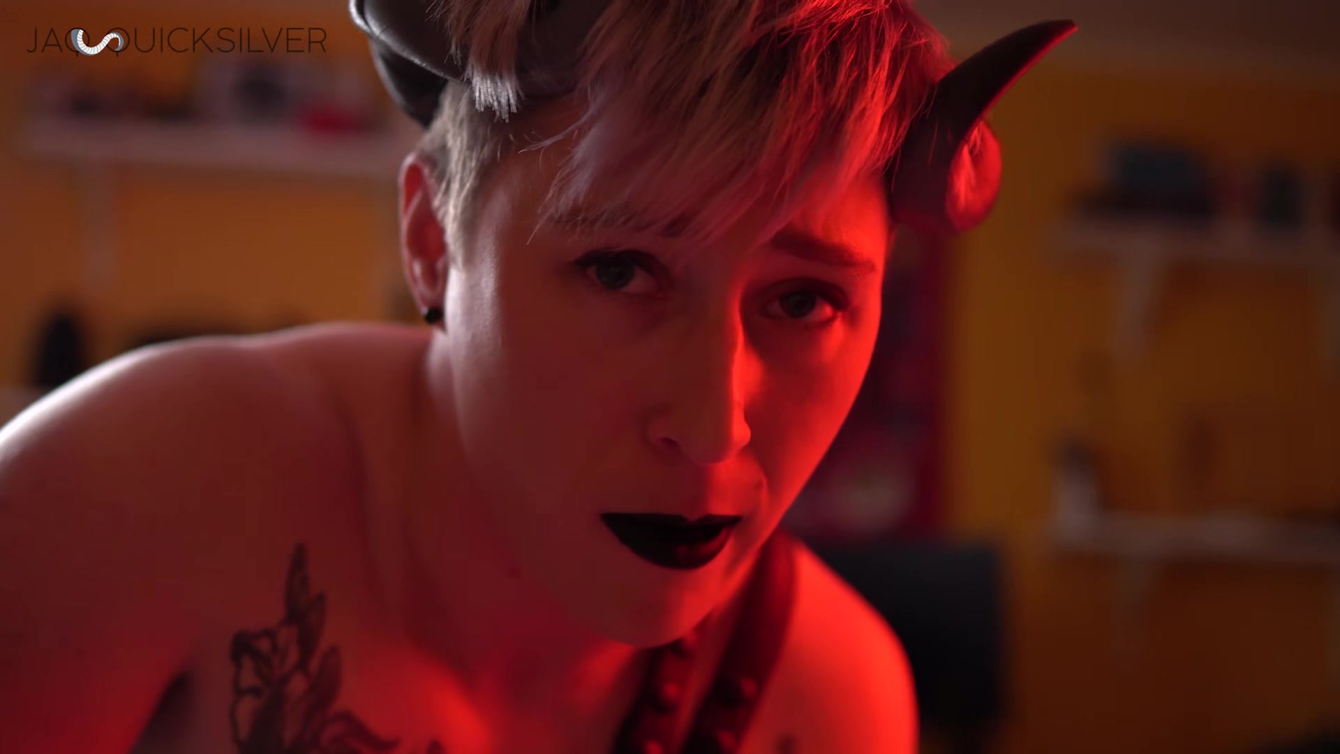 Demon Seed: Trans FtM Incubus with Massive Strapon Cock Impregnates You on Halloween - pegging breed