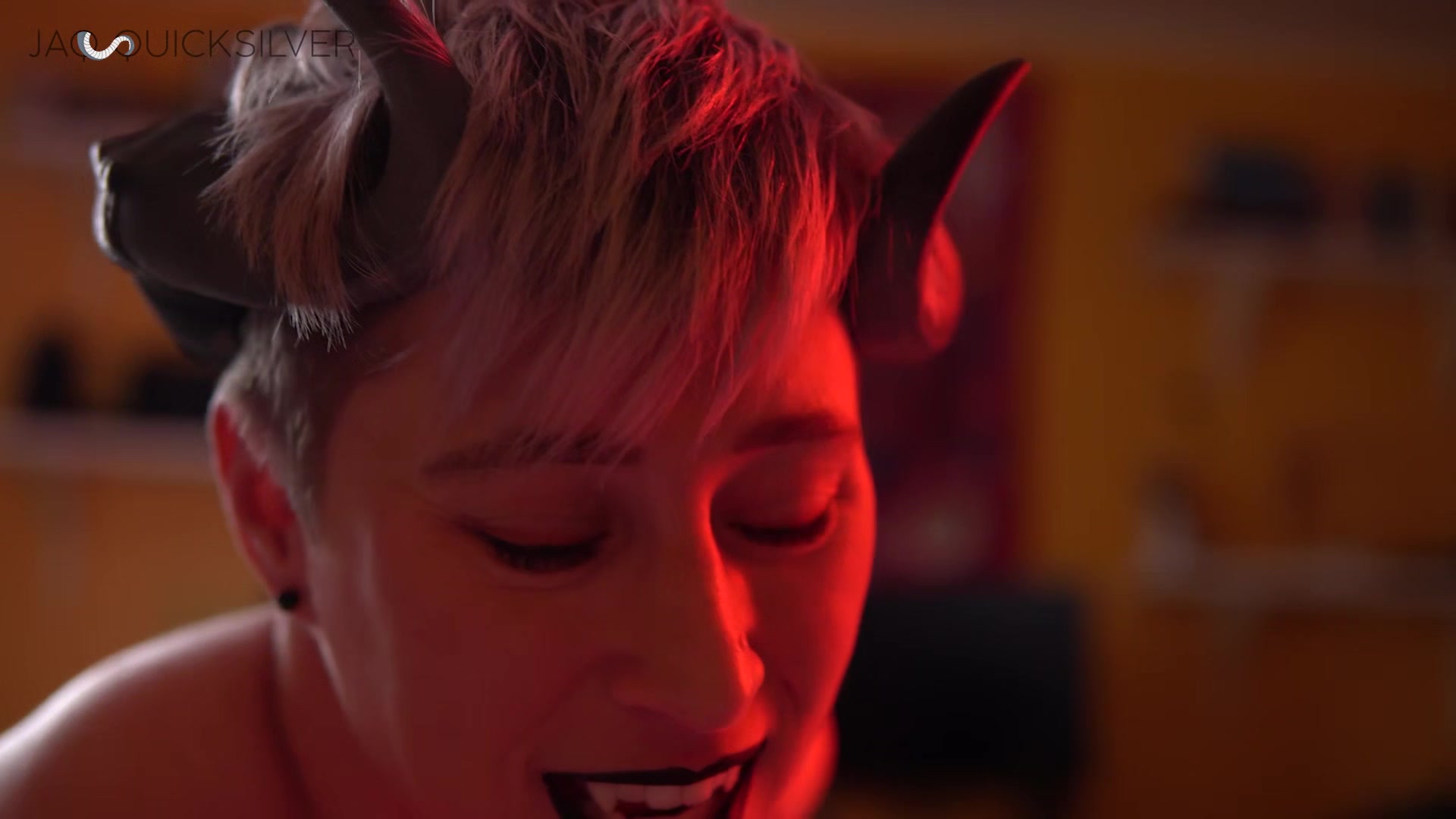 Demon Seed: Trans FtM Incubus with Massive Strapon Cock Impregnates You on Halloween - pegging breed