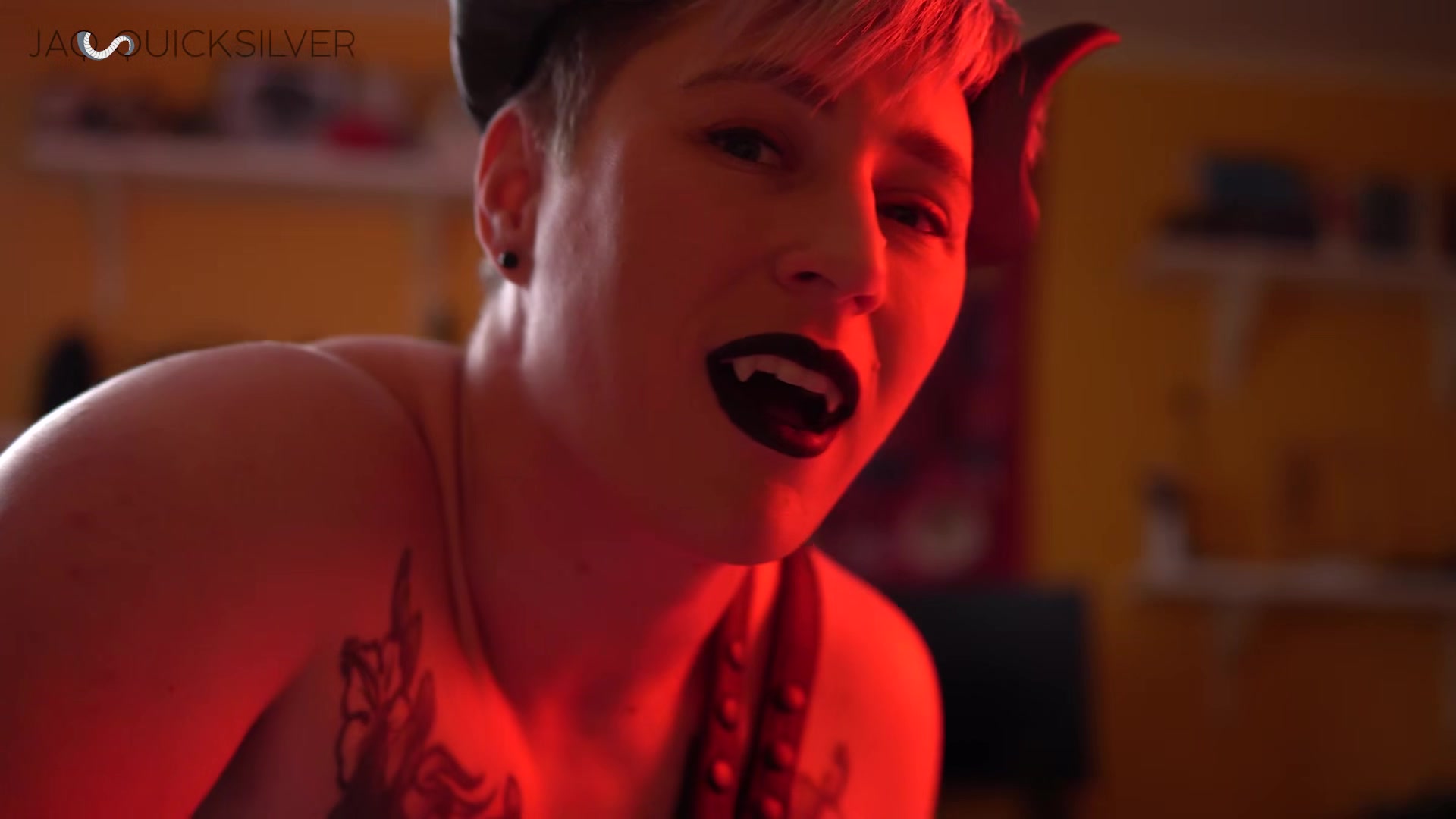 Demon Seed: Trans FtM Incubus with Massive Strapon Cock Impregnates You on Halloween - pegging breed