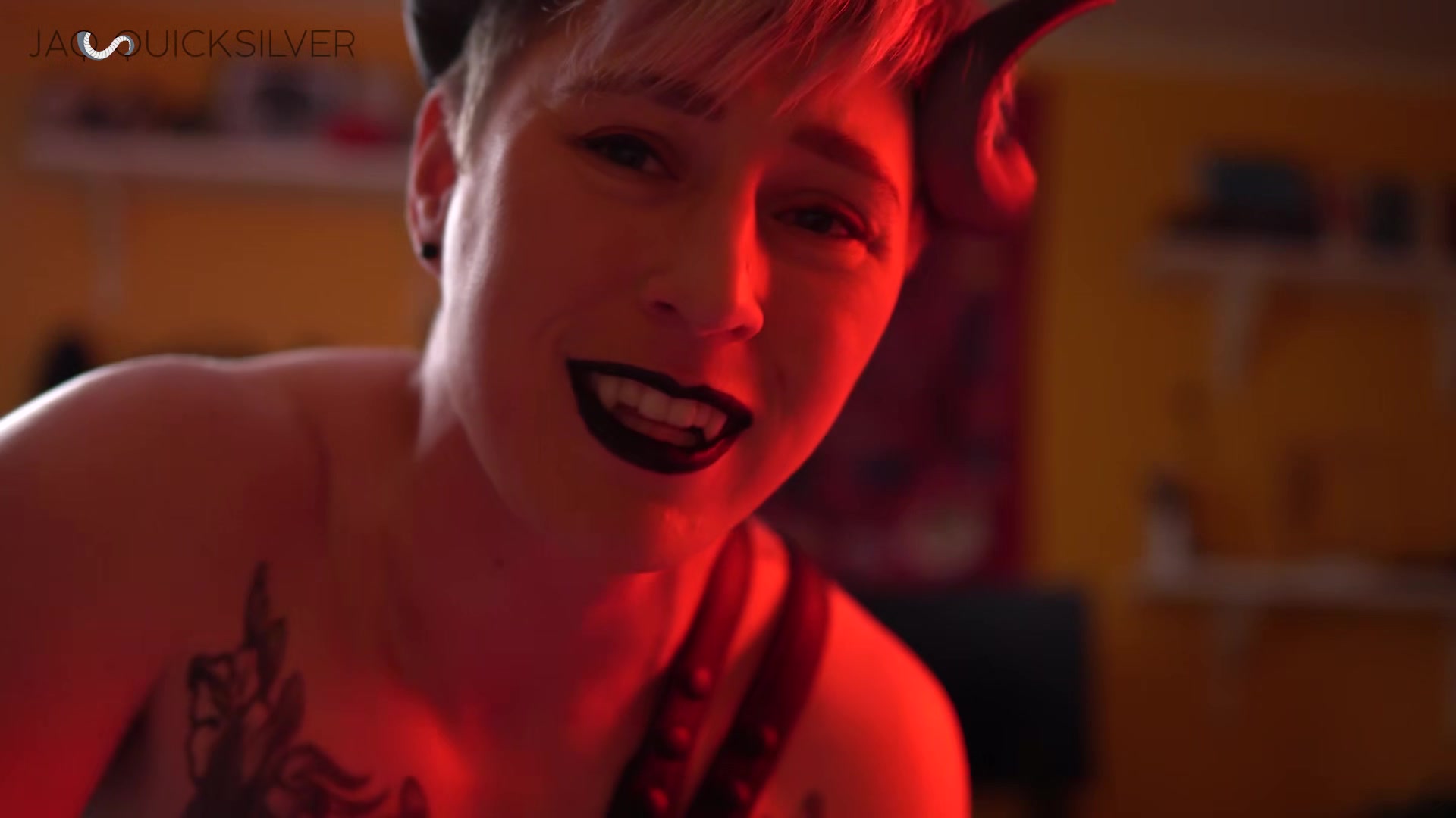Demon Seed: Trans FtM Incubus with Massive Strapon Cock Impregnates You on Halloween - pegging breed