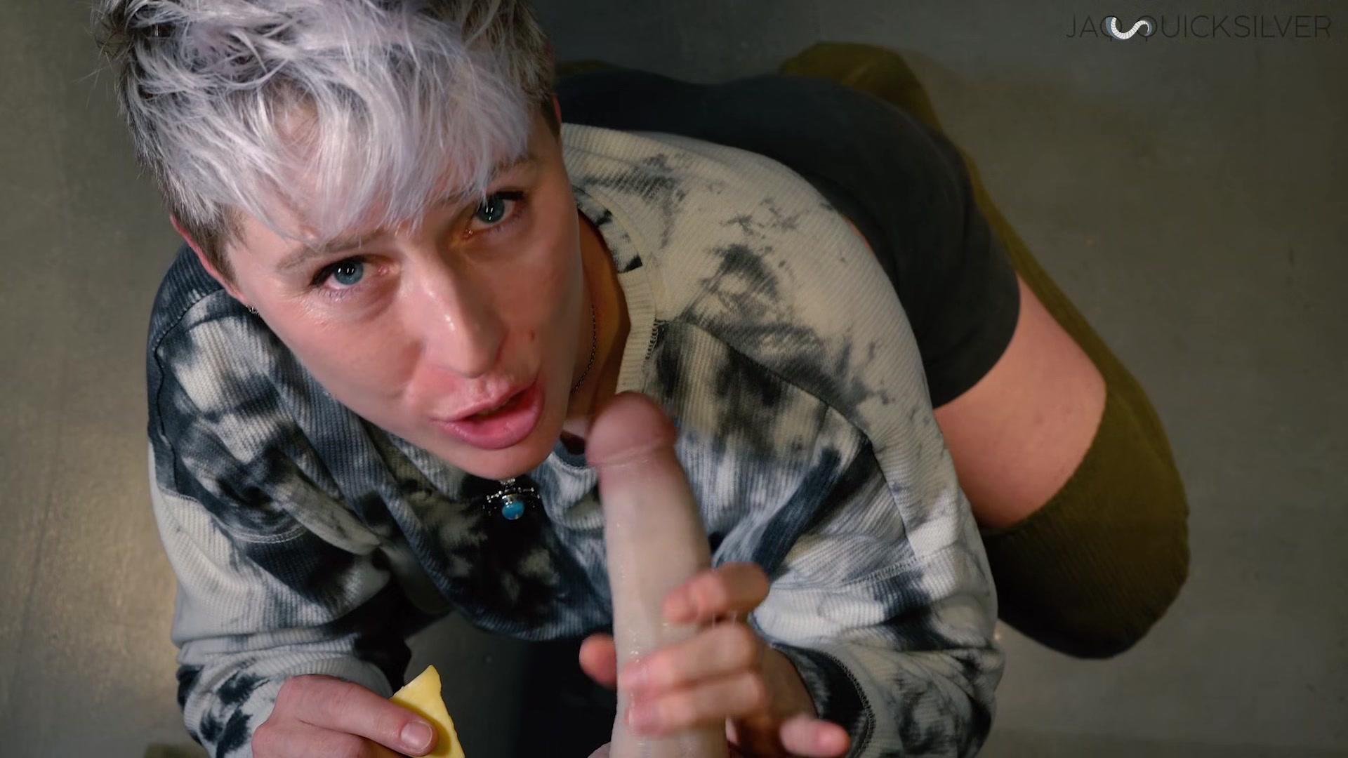 Friendly Giantess Gives You a Cheese Handjob Before Shrinking and Eating You - Giantess Vore POV