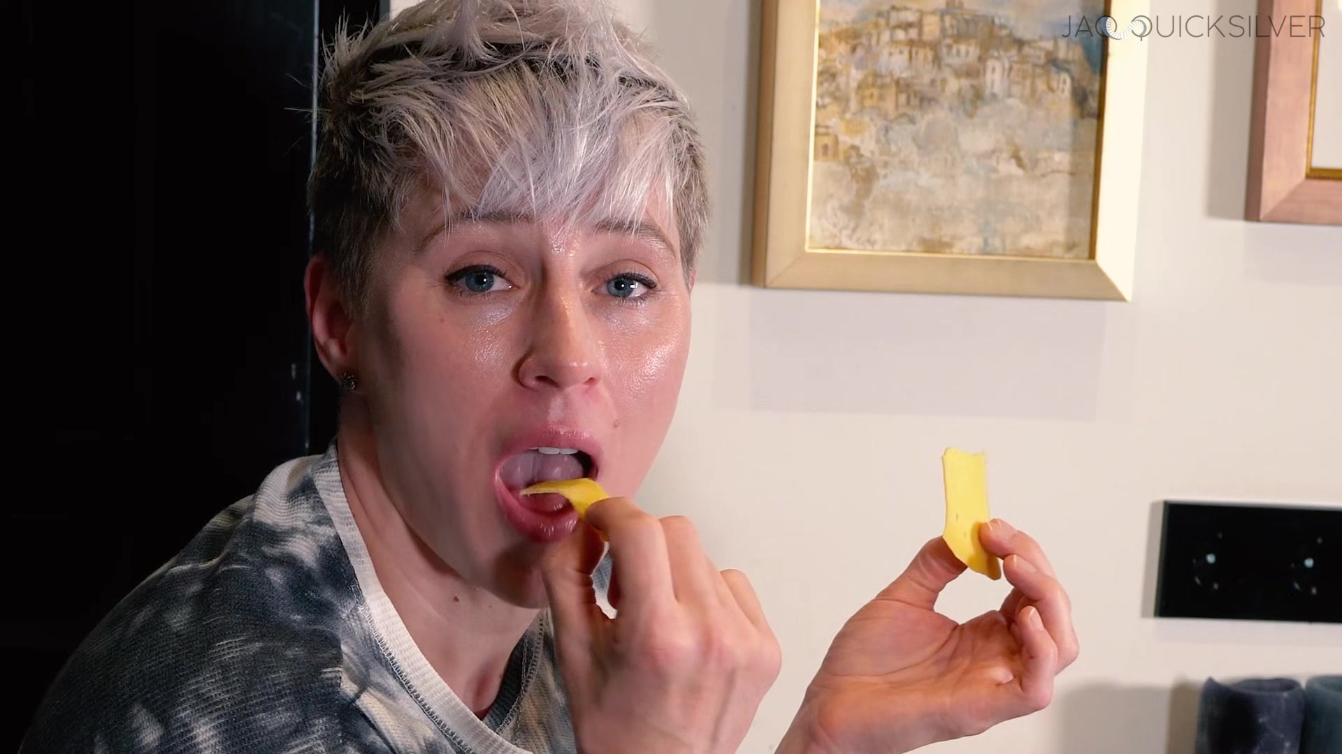 Friendly Giantess Gives You a Cheese Handjob Before Shrinking and Eating You - Giantess Vore POV