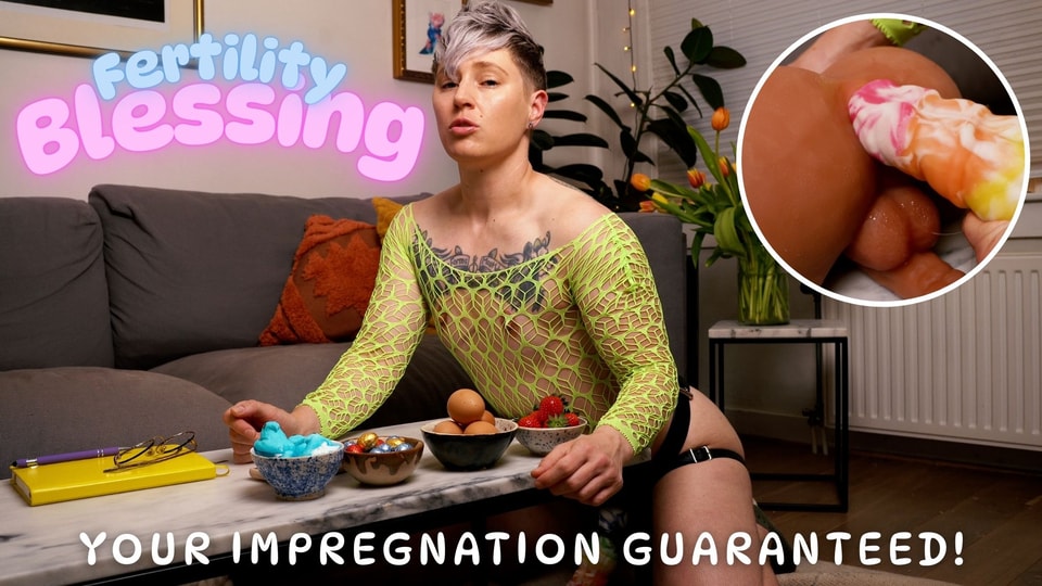 Fertility Blessing: Your Impregnation Guaranteed! Cute FtM Breeds You with Strapon Cock POV roleplay