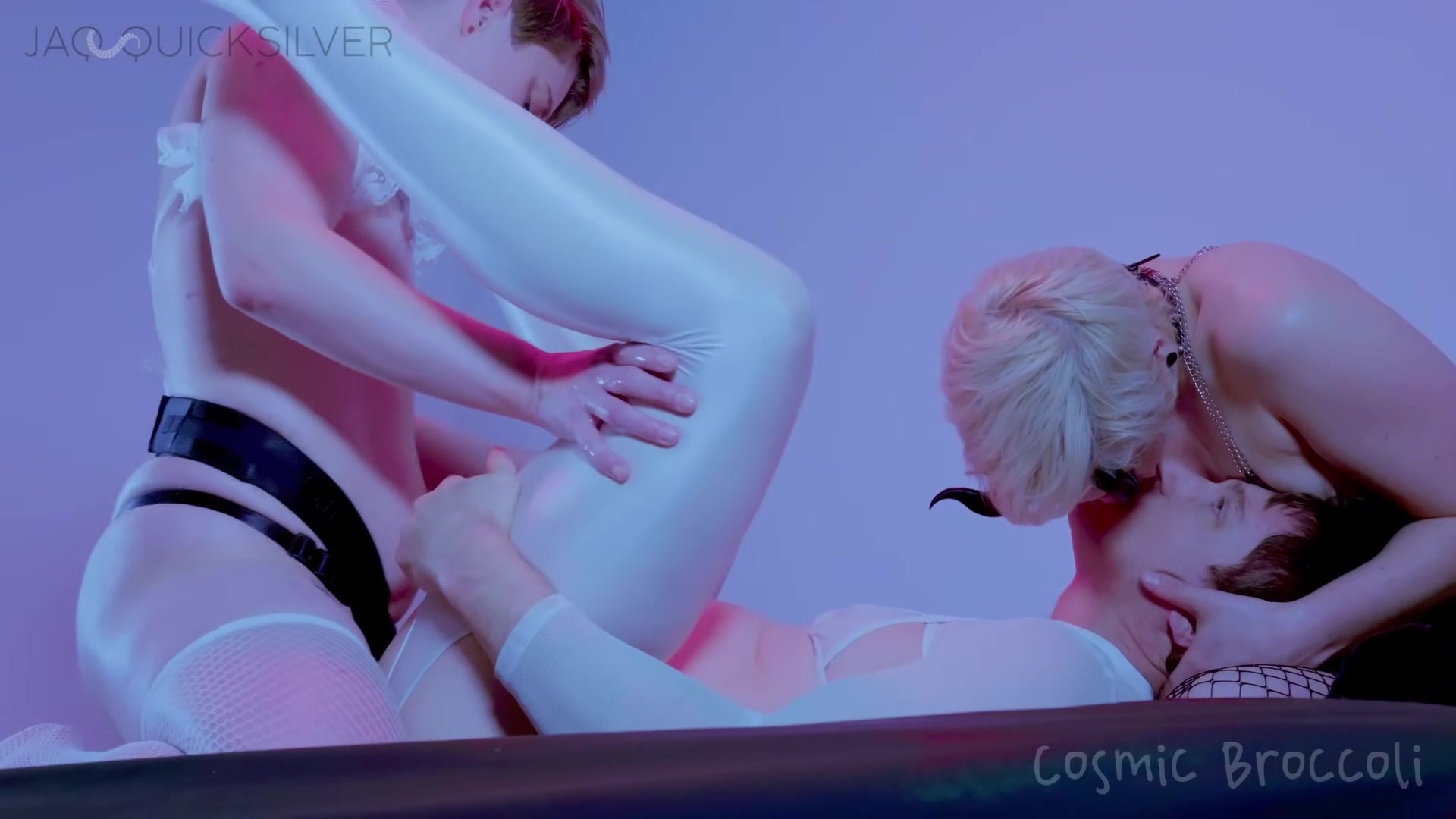 Man Pegged and FISTED by Two Dominants - Cosmicbroccoli strapon sex BDSM queer threesome