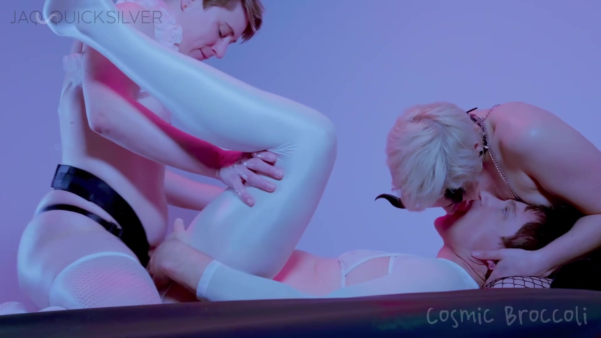 Man Pegged and FISTED by Two Dominants - Cosmicbroccoli strapon sex BDSM queer threesome