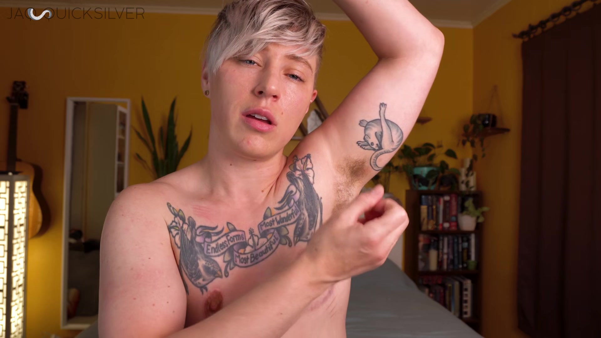 FtM Twunk Boyfriend Armpit Worship - Smell, Lick & Cum on My Hairy Pits POV roleplay