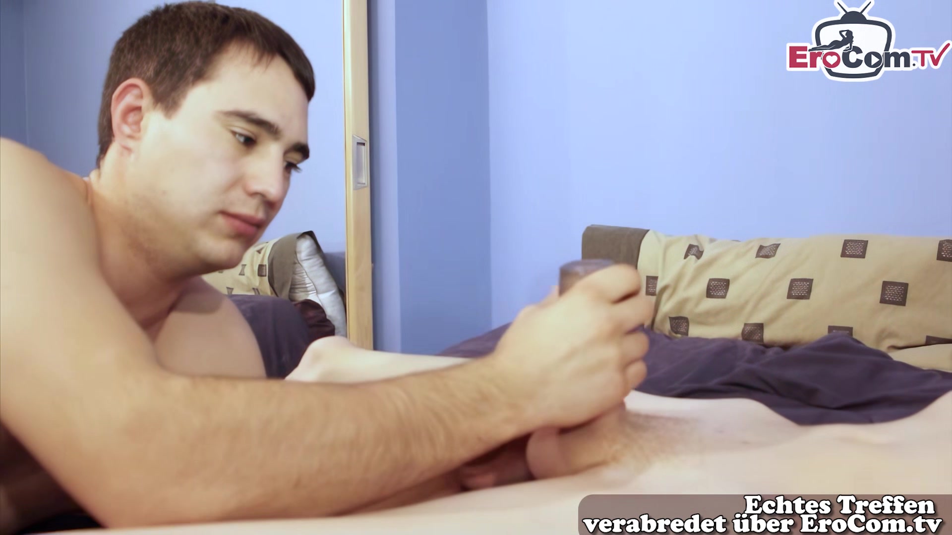 Gay twinks make anal sex and creampie games