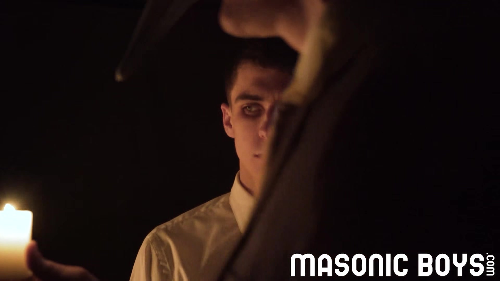 MasonicBoys - Sexy Ethan Tate used and barebacked hard by 3 suited men