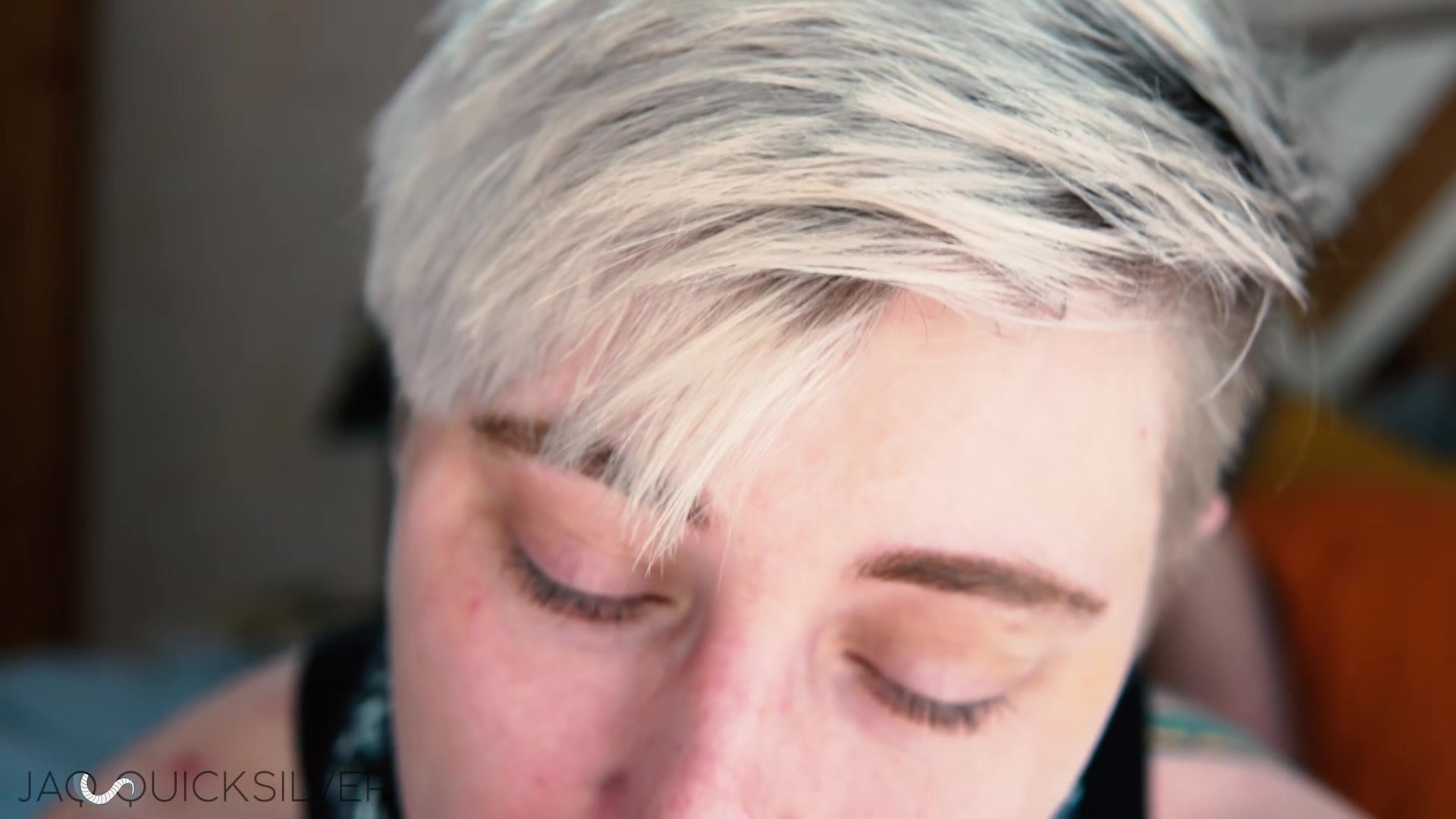 Bi-curious Straight Guy Blowjob and Creampie FtM Trans Friend Pussy POV