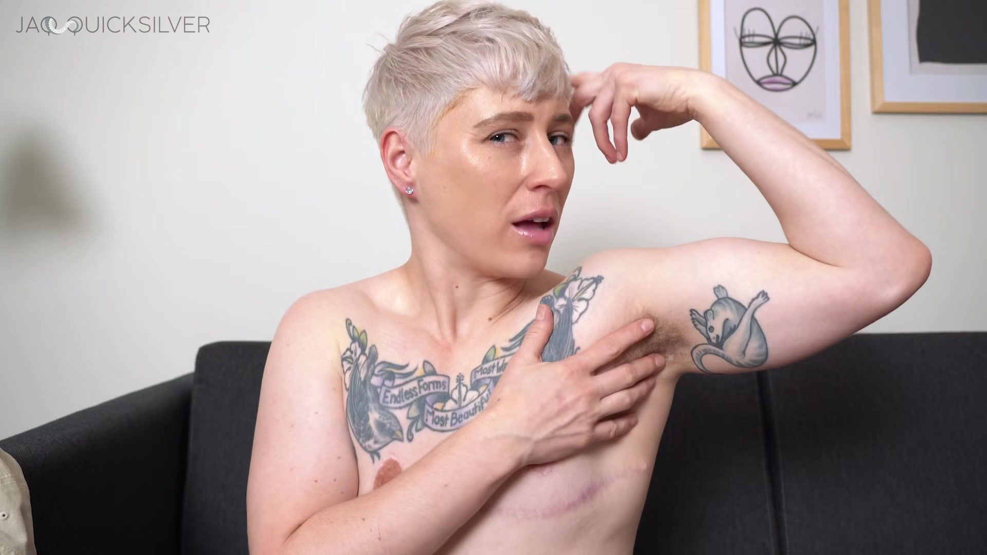 Hairy Armpit Sex from Your Trans FtM Boyfriend - POV Armpit Sex and Worship