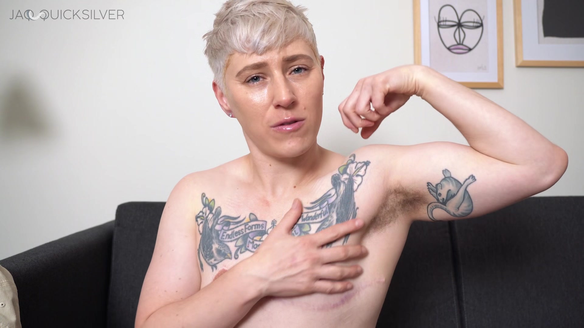 Hairy Armpit Sex from Your Trans FtM Boyfriend - POV Armpit Sex and Worship