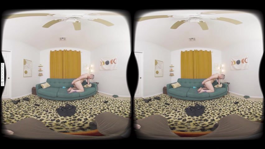 VR FtM Trans Fucks His Ass with Massive Dildo and Cums Hard in Virtual Reality