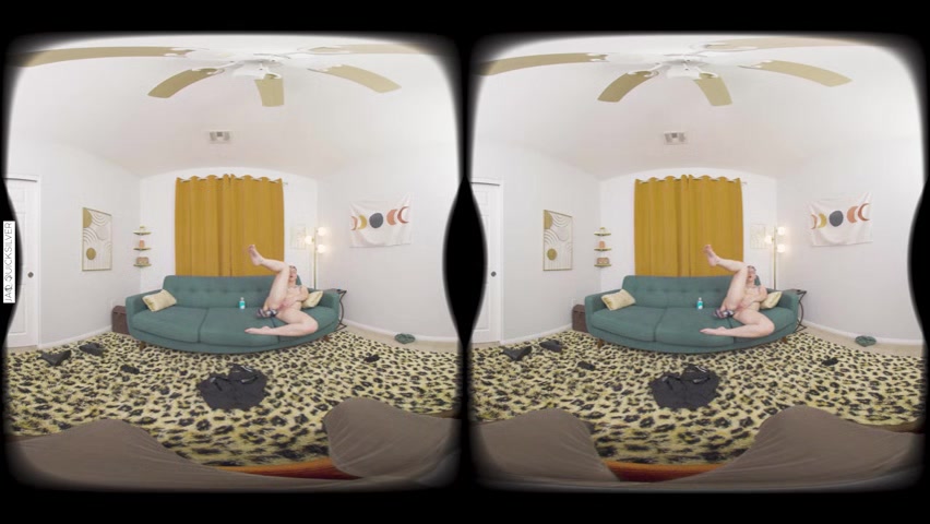 VR FtM Trans Fucks His Ass with Massive Dildo and Cums Hard in Virtual Reality