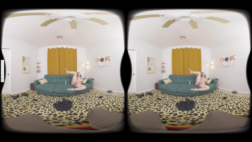 VR FtM Trans Fucks His Ass with Massive Dildo and Cums Hard in Virtual Reality