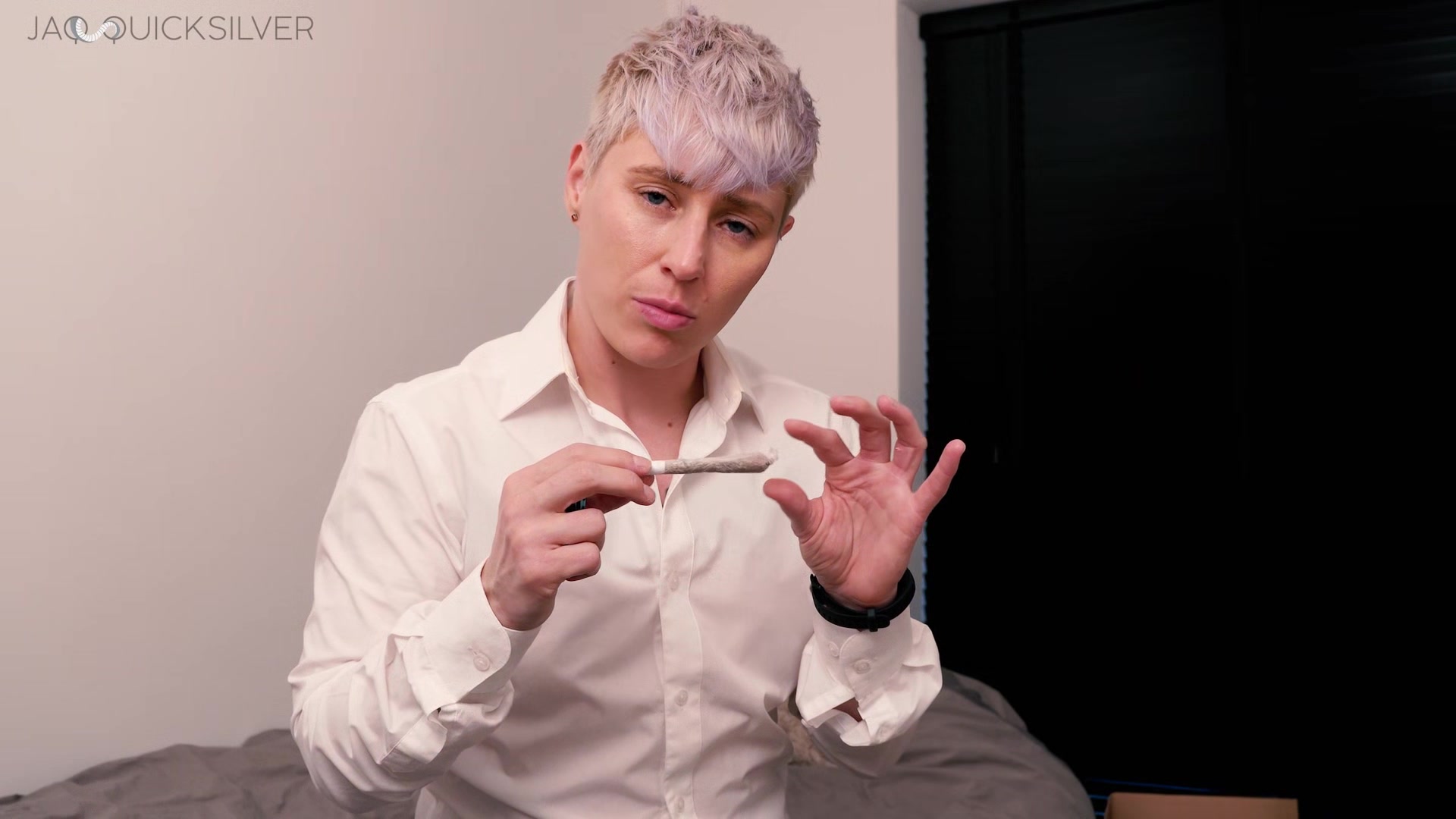 POV Smoking Fetish Blowjob - FtM Dom Jaq Quicksilver Trains Submissive Housewife as Human Ashtray
