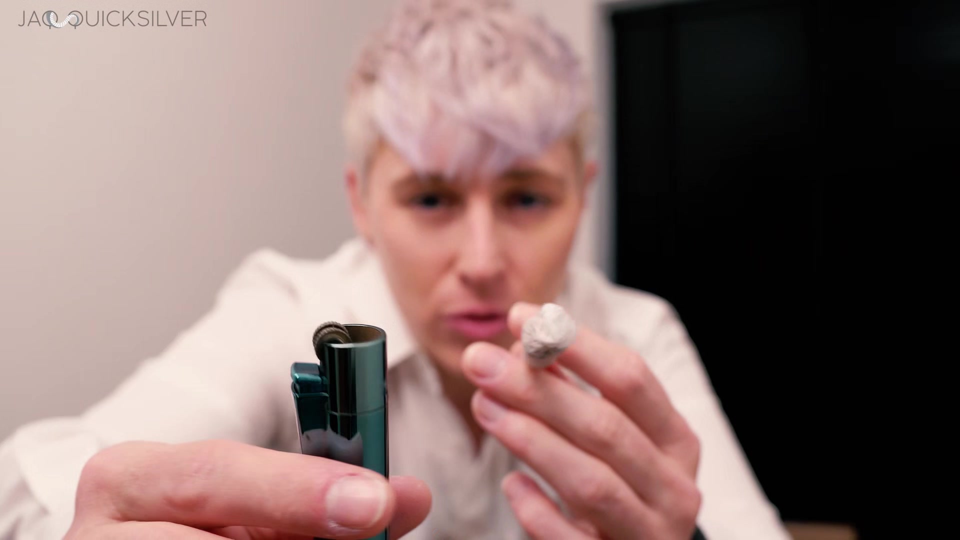 POV Smoking Fetish Blowjob - FtM Dom Jaq Quicksilver Trains Submissive Housewife as Human Ashtray