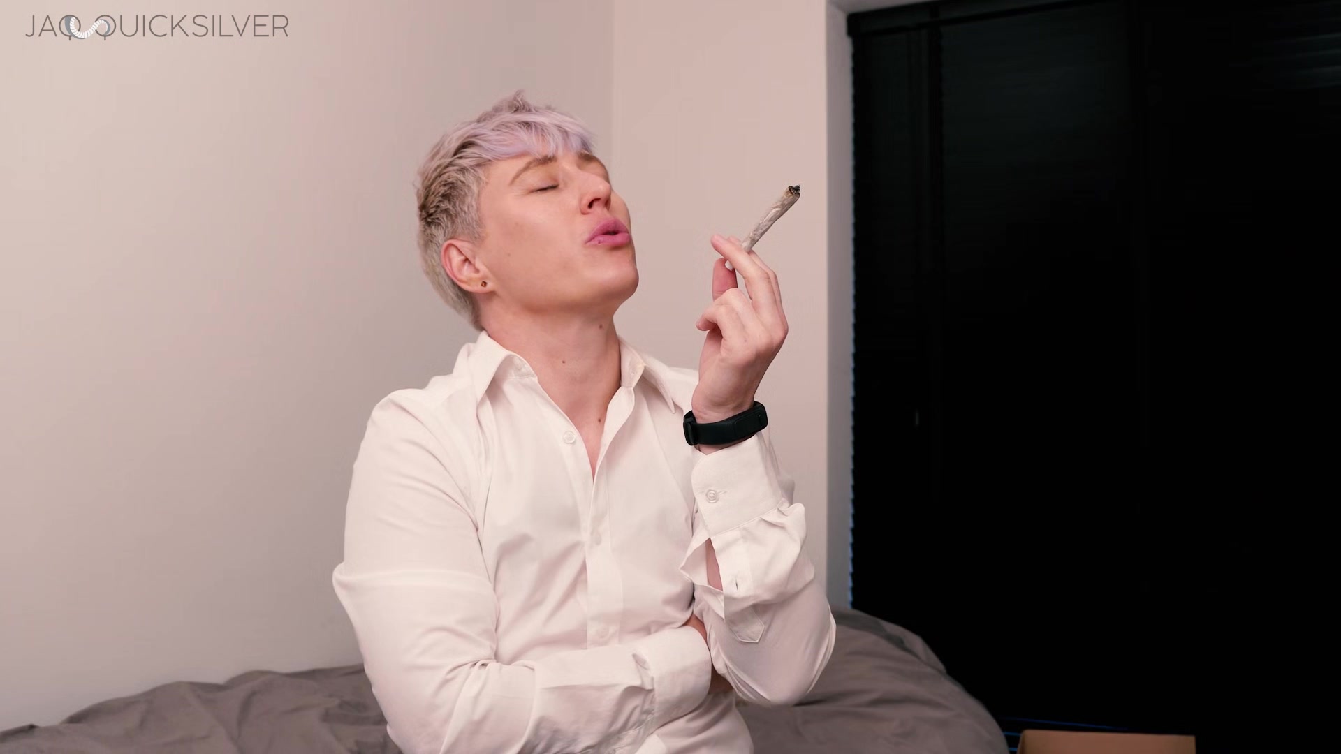 POV Smoking Fetish Blowjob - FtM Dom Jaq Quicksilver Trains Submissive Housewife as Human Ashtray