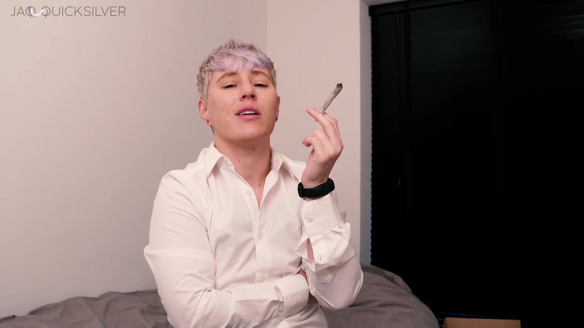 POV Smoking Fetish Blowjob - FtM Dom Jaq Quicksilver Trains Submissive Housewife as Human Ashtray
