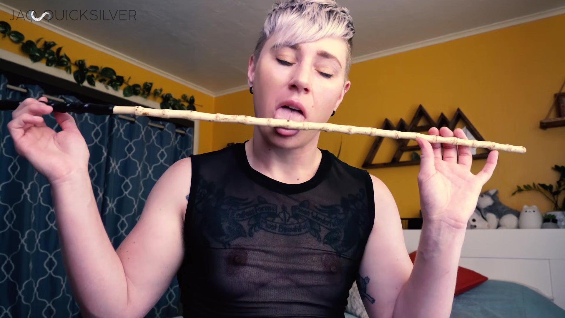 For Your Own Good: a POV BDSM roleplay with caning, posture training, themdom, strapon, and huge toy