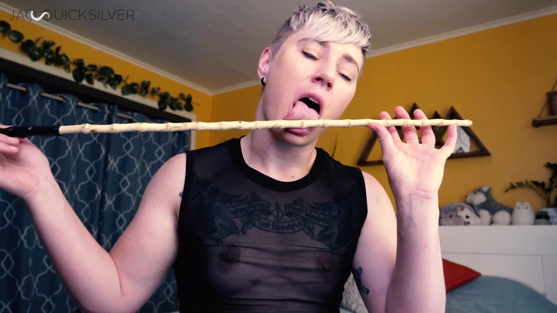 For Your Own Good: a POV BDSM roleplay with caning, posture training, themdom, strapon, and huge toy