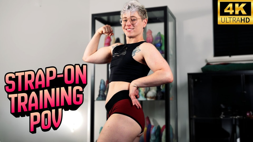 Strap-on POV Training for Pegging - NB Jaq Quicksilver Pegs You for Your First Time - FtM, anal