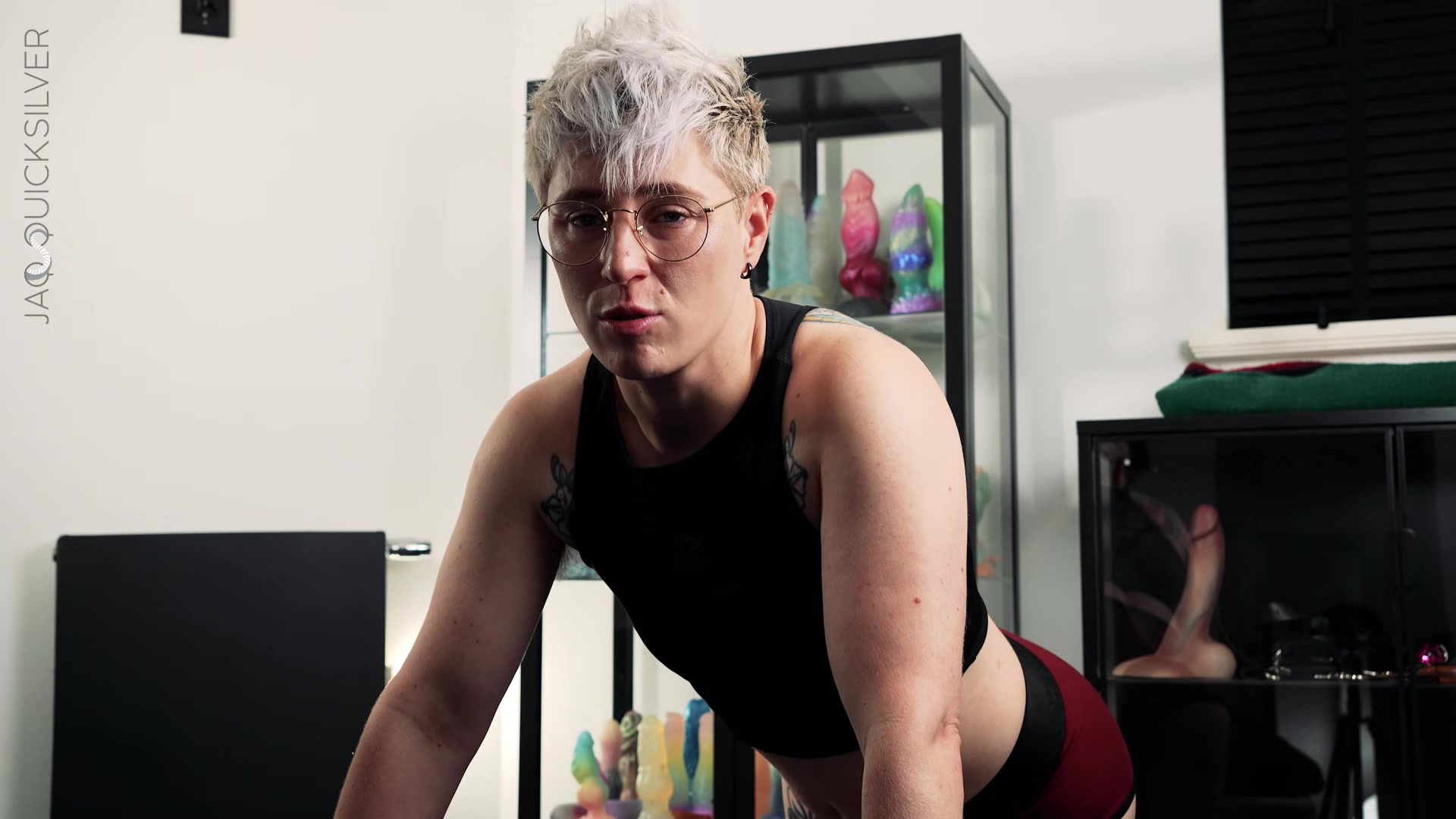 Strap-on POV Training for Pegging - NB Jaq Quicksilver Pegs You for Your First Time - FtM, anal