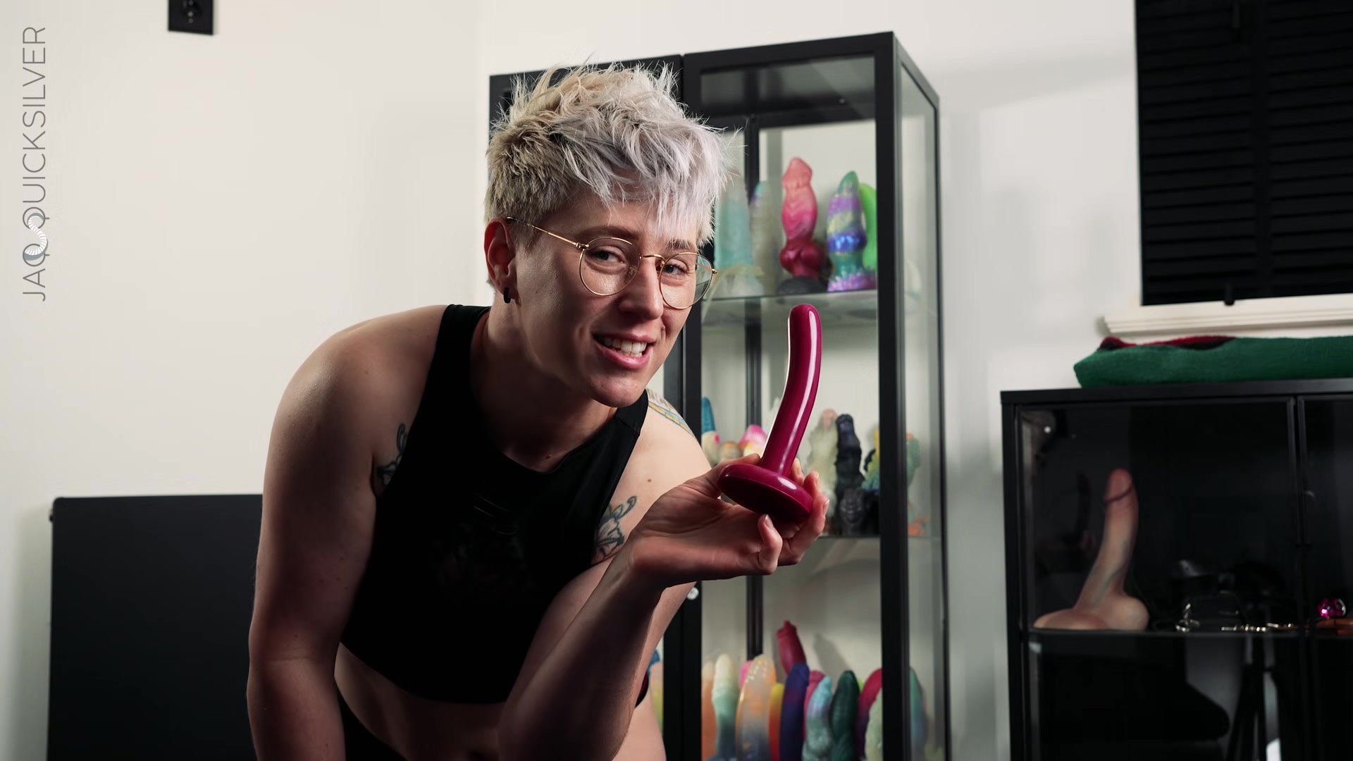 Strap-on POV Training for Pegging - NB Jaq Quicksilver Pegs You for Your First Time - FtM, anal