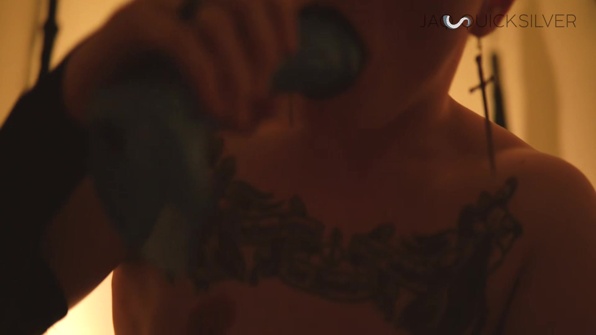 Curvy Nonbinary Goth Seduces Alien Cock and Gets Filled and Covered with Slime