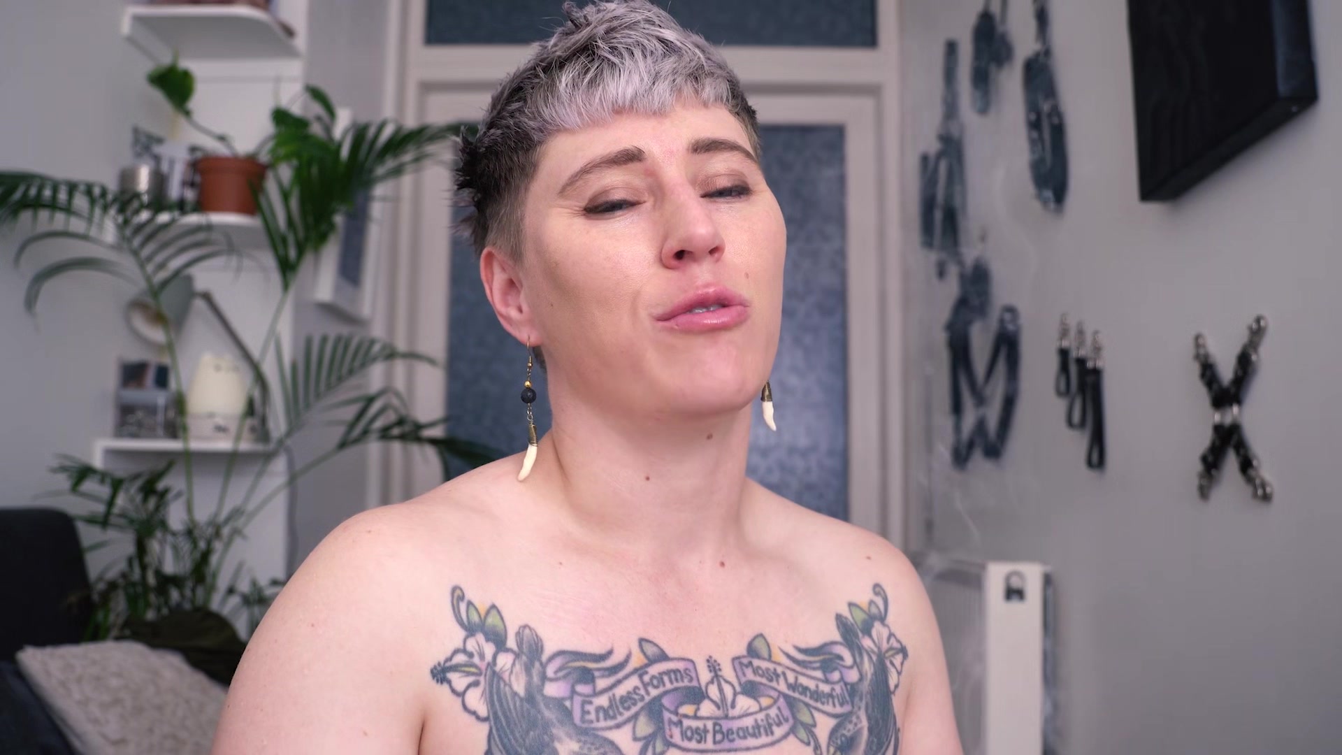 Raver Roommate Makes You a Human Ashtray While They Masturbate POV Domination